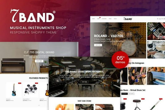 7Band - Musical Instruments Shop Shopify Theme Musical Instruments Shop Shopify Theme