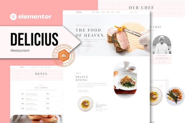 Delicius – Restaurant Elementor Template Kit