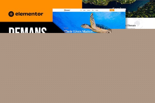 Demans – Petitions & Social Activism Elementor Pro Template Kit