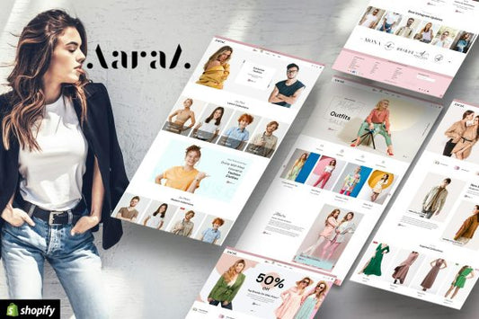 Aaraa - Multipurpose Shopify OS 2.0 Theme Best Selling Online Fashion Shop Design. Unique Demos. Drag & Drop Page Builder. Power Elite Support
