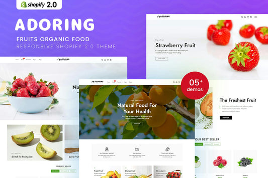 Adoring - Fruits Organic Food Shopify 2.0 Theme Fruits Organic Food Responsive Shopify 2.0 Theme
