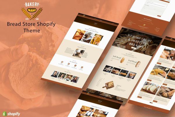 Bakeit - Coffee,bakery,home Shop Shopify Theme cookies, doughnuts, honey, bread, candy stores, organic food, pastry, cupcakes,sweets, desserts shop
