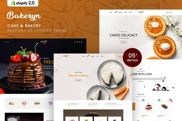 Bakeryn - Cake & Bakery Responsive Shopify Theme Cake & Bakery Responsive Shopify Theme