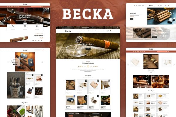 Becka - Cigar Store Shopify Theme Cigar Store Shopify Theme