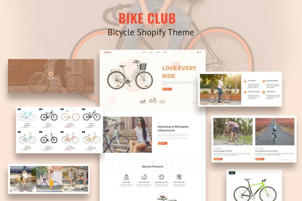 Bikez - Bike Shop, Cycle Single Shopify Theme Bike, Bicycle or Motor Bike and Single Product Shopify Store template. Sectioned Shopify 2.0