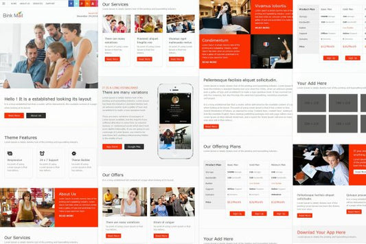 Bink Mail- Responsive E-mail Template Bink Mail – Responsive Email Template is a Modern and Clean Design.