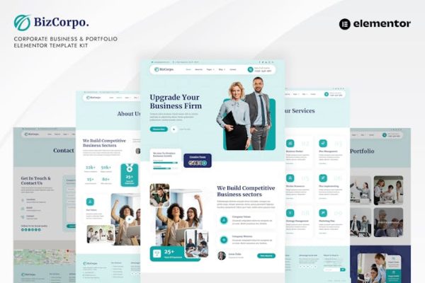 Bizcorpo – Corporate Business & Portfolio Elementor Template Kit