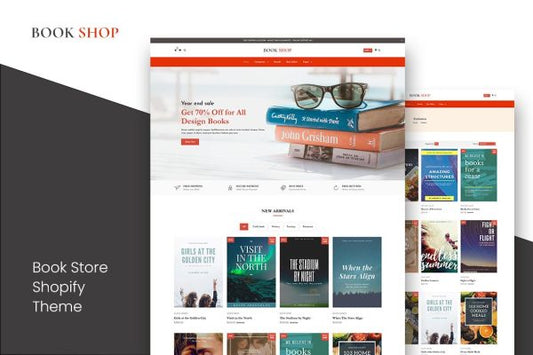 Bookly - Book Shop, Bookstore Shopify Theme Authors, Writers & ebooks, Audio Books, Book Lending, Books Store, Podcast Library Shopify Template.