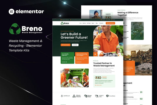 Breno – Waste Management & Recycling Elementor Template Kits