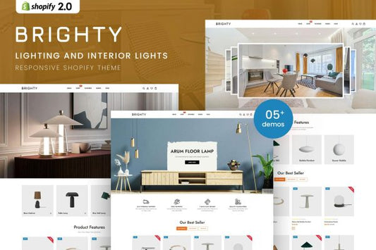 Brighty - Lighting & Interior Lights Shopify Theme Lighting & Interior Lights Shopify Theme