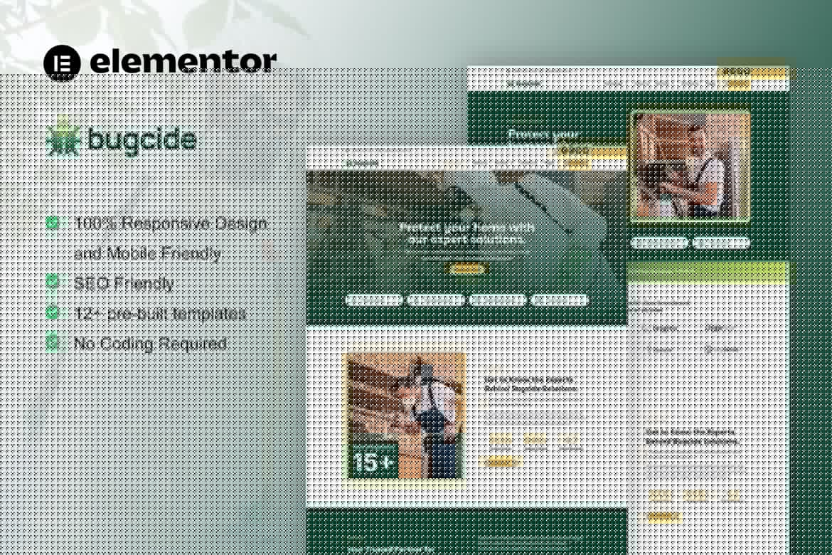 BugCide – Pest Control Service Elementor Pro Template Kit