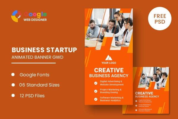Business Startup Animated Banner GWD Business Startup Animated Banner GWD