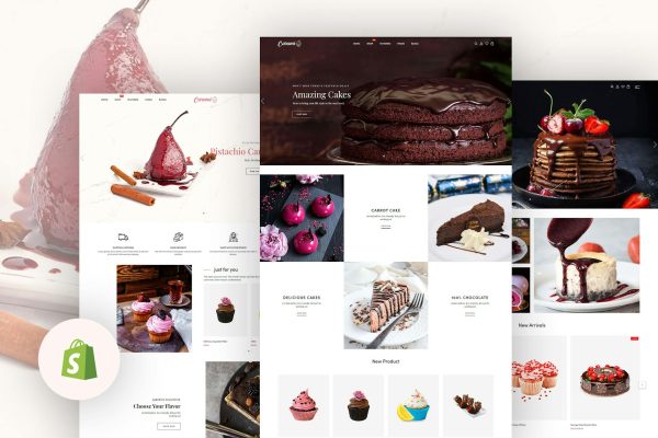 Carami - Cake & Bakery Responsive Shopify Theme Cake & Bakery Responsive Shopify Theme
