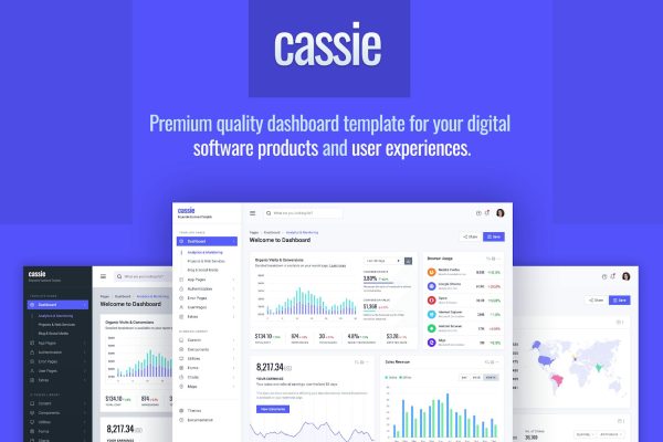 Cassie Responsive Bootstrap 4 Dashboard Template Fully Responsive Dashboard and Admin Template