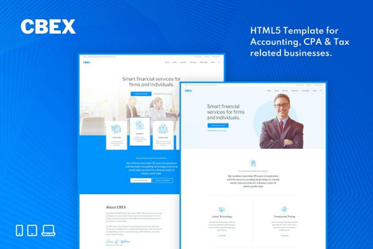 CBEX – Responsive CPA, Tax and Accounting HTML5 Te One stop solution for CPA, Tax and Accounting related businesses.