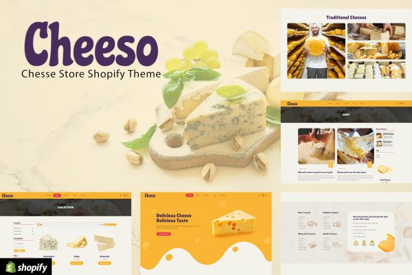 Cheeso | Organic Cheese Products Shopify Store Dairy Products Online Shop Websites. Eggs, Cheese Butter Paneer, Fresh Cow Milk Delivery Business.