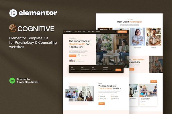 Cognitive ? Psychology & Counseling Elementor Template Kit