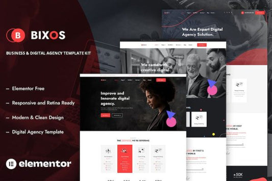 Bixos – Business & Digital Agency Template Kit