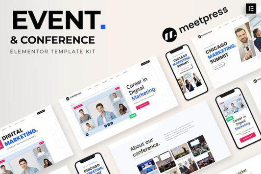 Meetpress – Event & Conference Elementor Template Kit