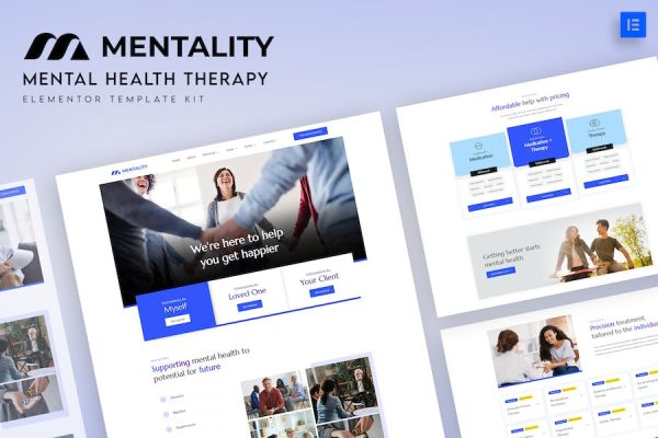 Mentality – Mental Health Therapy Elementor Template Kit