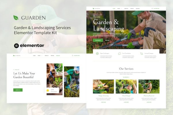 Guarden – Garden & Landscaping Services Elementor Template Kit