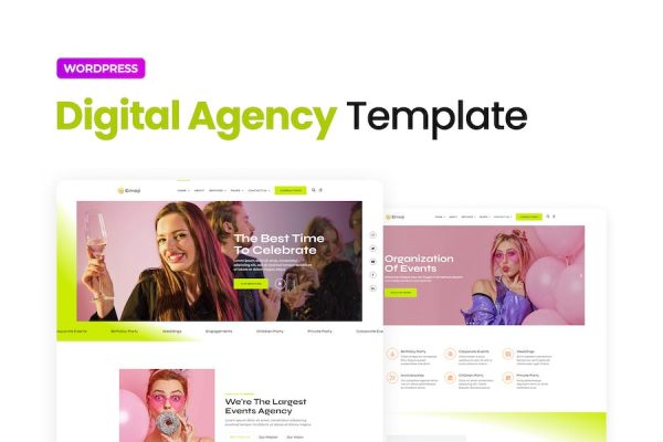 Emoji ? Event Agency Elementor Template Kit