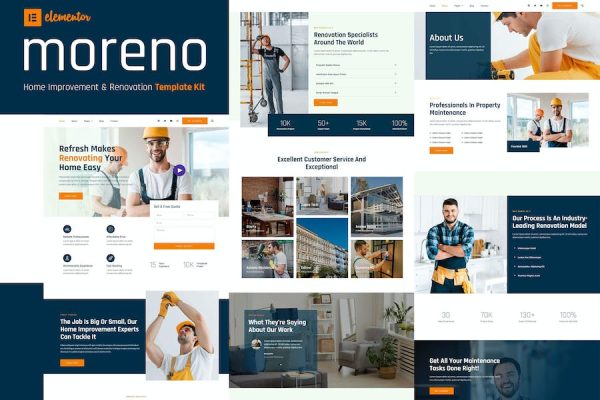 Moreno – Home Improvement & Renovation Template Kit