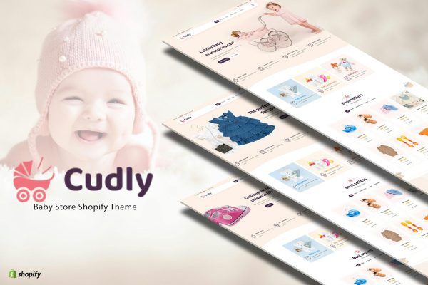 Cudly - Toys Store, New Born Babies Shopify Theme Children, Infant Care Clothing & Toys. Educational, Fun Gaming Kits, Gadgets Materials & Books Store