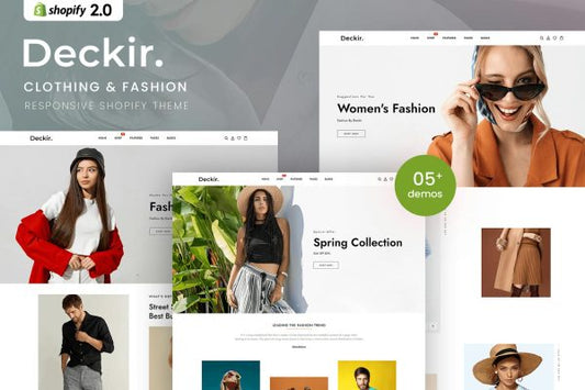 Deckir - Clothing & Fashion Shopify 2.0 Theme Clothing & Fashion Responsive Shopify 2.0 Theme