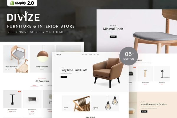 Divize - Furniture & Interior Shopify 2.0 Theme Furniture & Interior Responsive Shopify 2.0 Theme