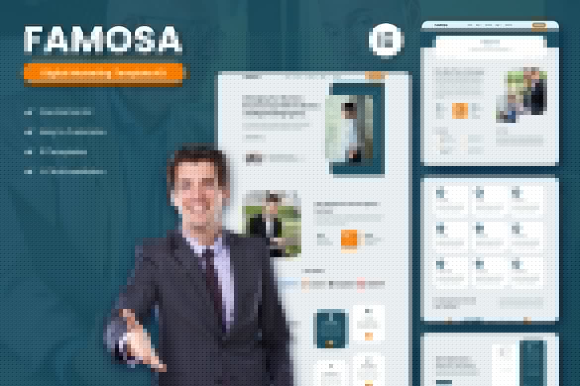Famosa – Digital Marketing Agency Elementor Template Kit