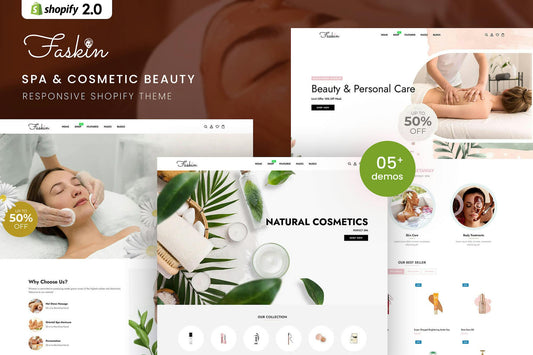 Faskin - Spa & Cosmetic Beauty Shopify 2.0 Theme Spa & Cosmetic Beauty Responsive Shopify 2.0 Theme