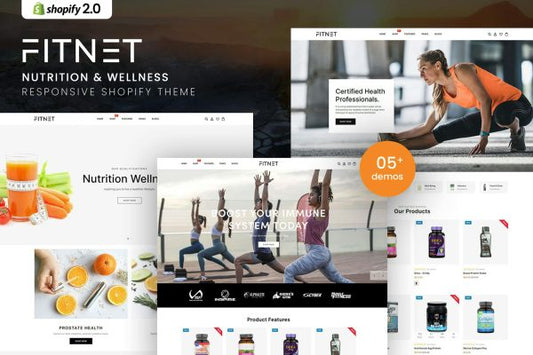 Fitnet - Nutrition & Wellness Shopify Theme Nutrition & Wellness Shopify Theme