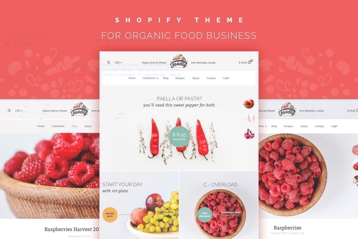 Foodly - One-Stop Shopify Grocery Shop