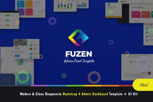 Fuzen – Bootstrap 4 Admin Template + UI Kit Fuzen Bootstrap 4 Admin is super flexible, powerful, clean, modern & responsive admin template