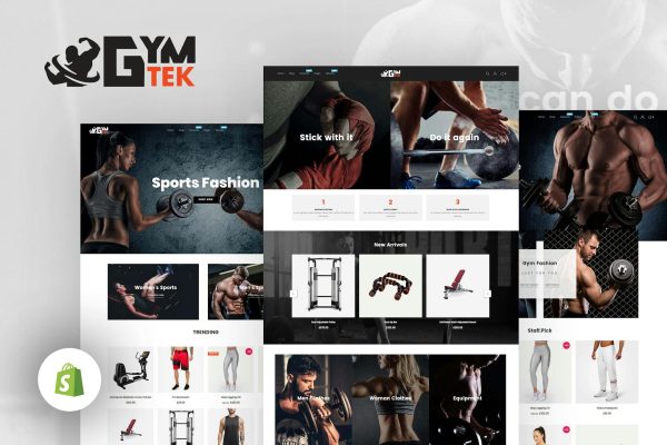 Gymtek - Sports Clothing & Fitness Equipment Sports Clothing & Fitness Equipment Shopify Theme