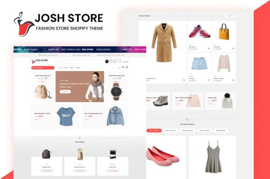 Josh - Multipurpose Shopify 2.0 Branded,all-in-one shop,clothing,kidsshop,fitwear,foot store,online trends,beauty,accessories store.