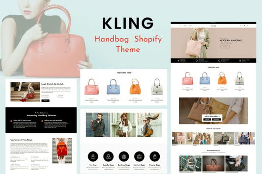 Kling - Bags, shoes Fashion Store Shopify Theme Shopify Simple Clean Bags, Lifestyle Products, Gadget, Fashion Accessories eCommerce Store Template.