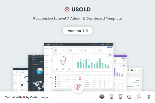 Laravel Admin & Dashboard Template – UBold Ubold is a Bootstrap 4.5.0 and Laravel 7 admin and dashboard template