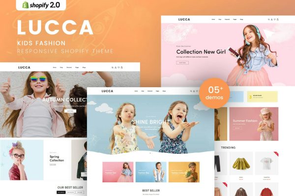 Lucca - Kids Fashion Responsive Shopify Theme Kids Fashion Responsive Shopify Theme