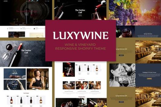 Luxywine - Wine & Vineyard Shopify Theme Wine & Vineyard Responsive Shopify Theme