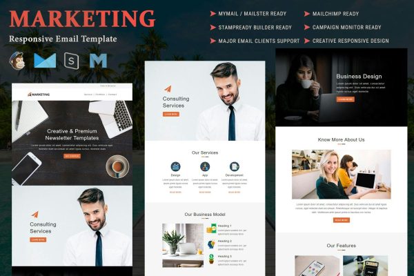 Marketing – Multipurpose Responsive Email Template Best Marketing Email Templates for your business