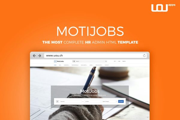 Motijobs Human Resources Admin Template