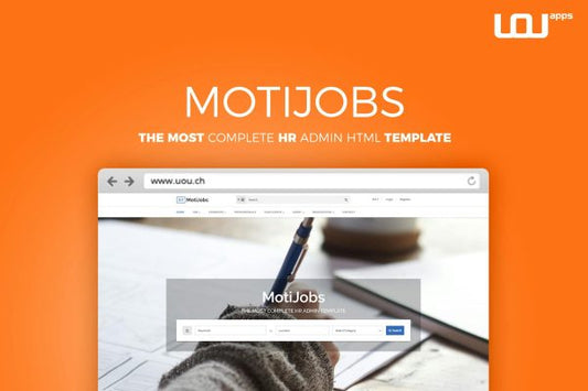Motijobs Human Resources Admin Template