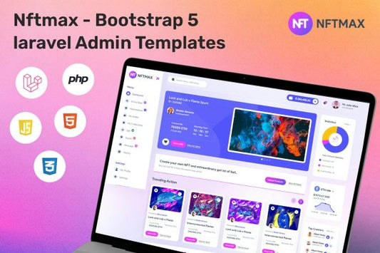 Nftmax – Bootstrap 5 laravel Admin Templates Admin Dashboard Template