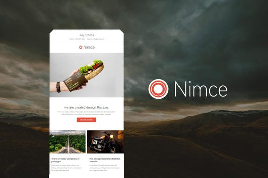 Nimce – Responsive Email Template Nimce – Responsive Email Template with Themebuilder Access.