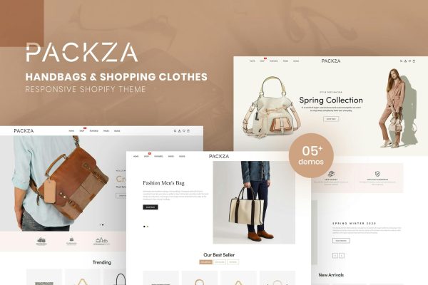 Packza - Handbags & Shopping Clothes Shopify Handbags & Shopping Clothes Responsive Shopify Theme
