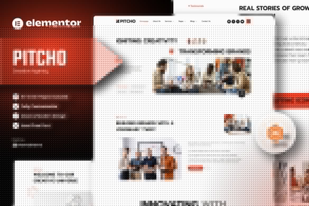 Pitcho – Creative Agency Elementor Template Kit