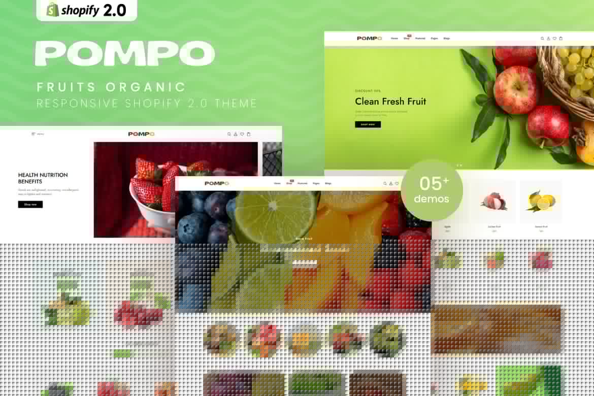 Pompo - Fruits Organic Shopify 2.0 Theme