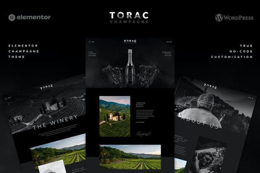 Torac – Champagne Elementor Template Kit